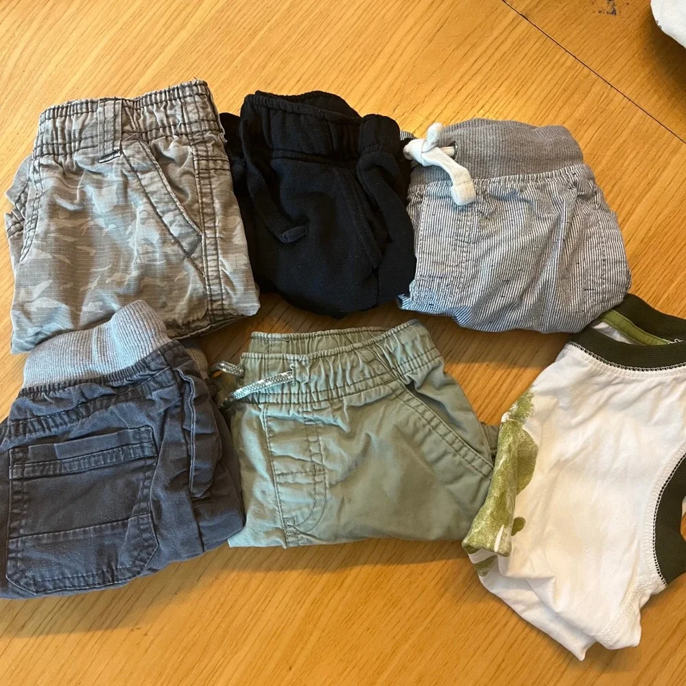 Toddler Boys Shorts Lot 2T Athletic Elastic Casual Summer Tank Top